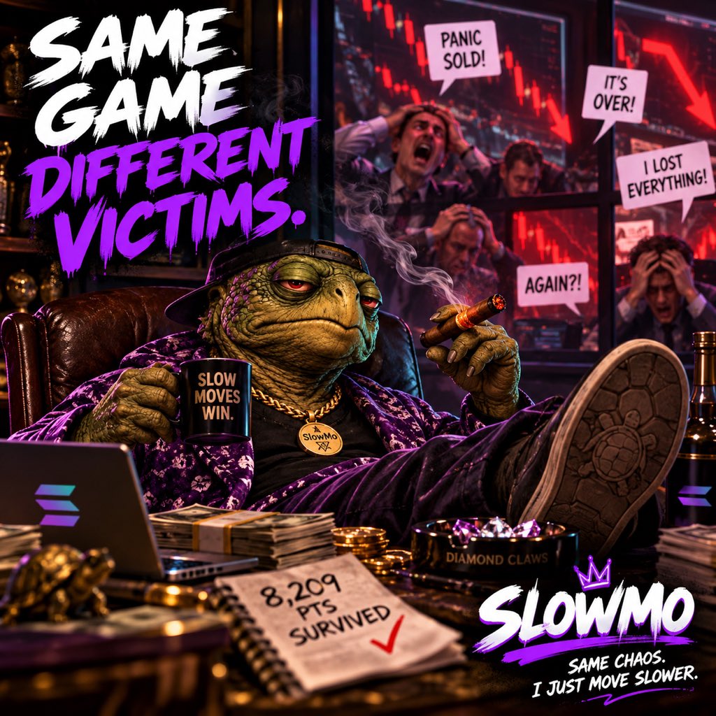 SLOWMO relaxing during a market crash: Same game, different victims